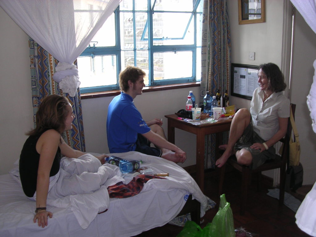 Nairobi 2004 - Værelset på Kenya Comfort Hotel