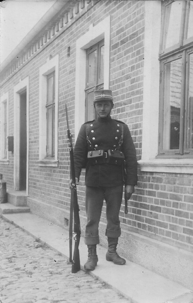 Peder Bjørn som soldat