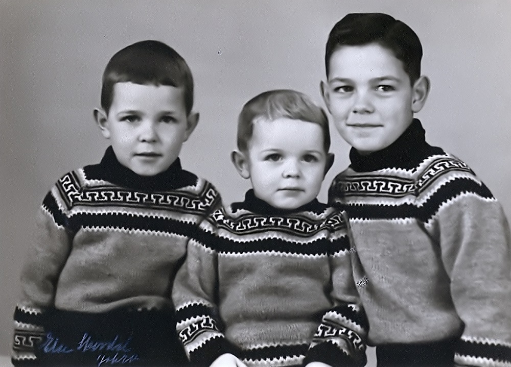 Mor havde travlt med strikketøjet, 1962