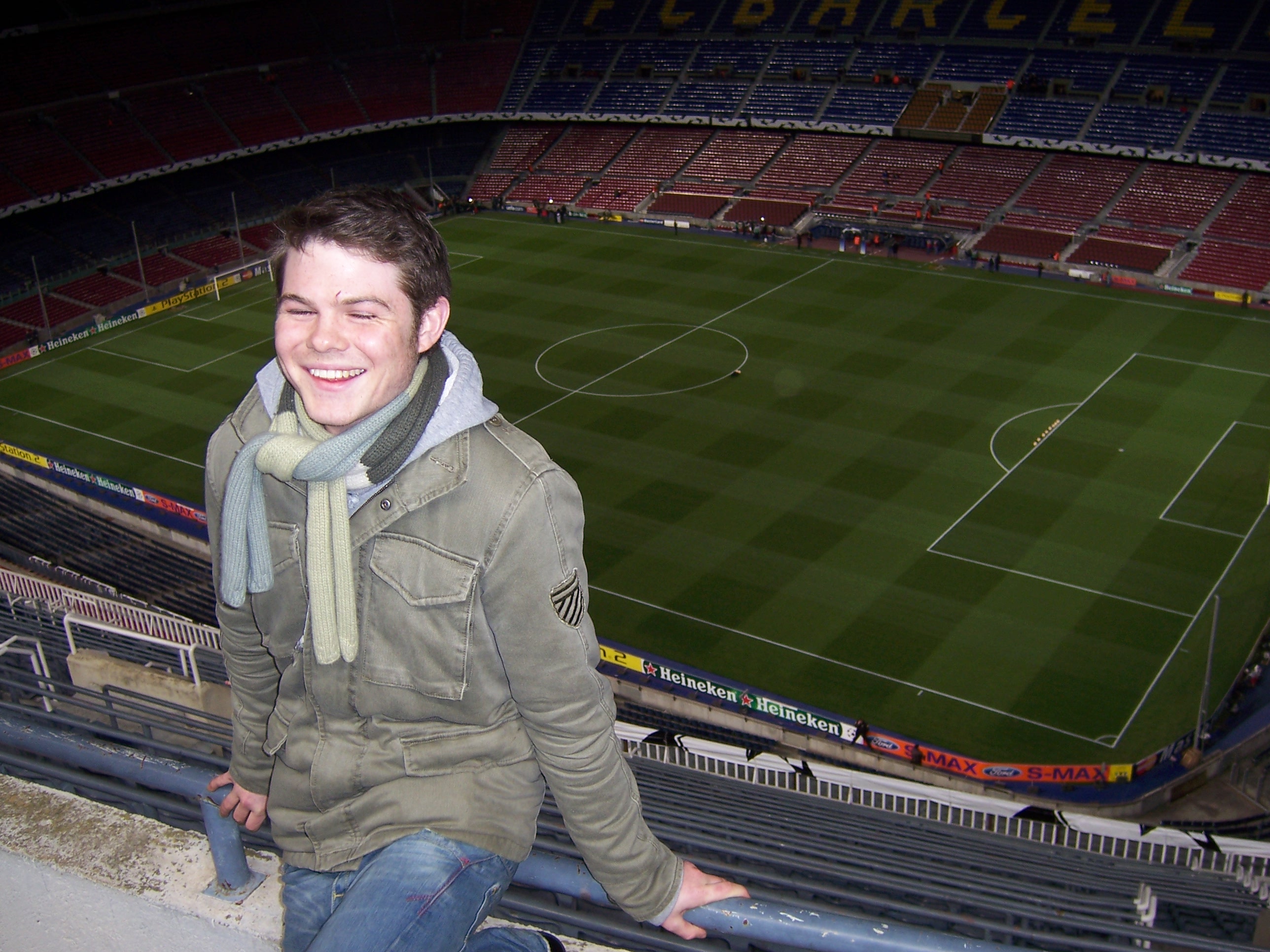 Lige om lidt starter kampen - Barcelona 2006