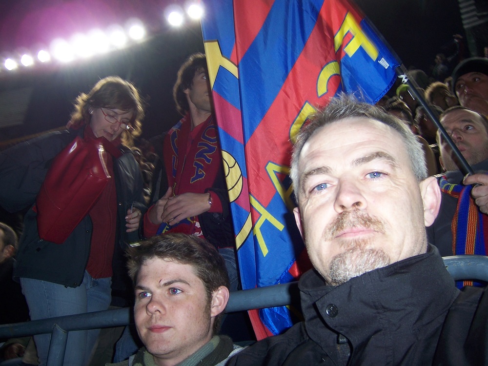 Kampen starter om lidt - Barcelona 2006