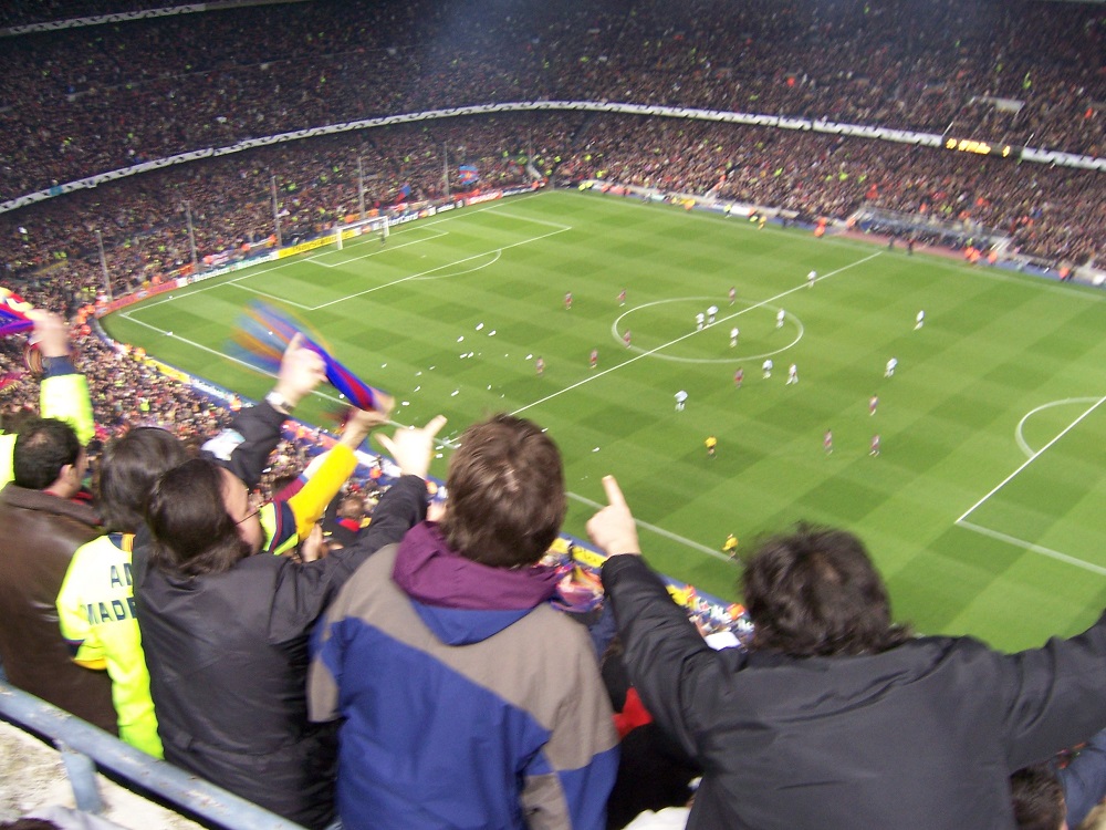 Og kampen er i gang - Barcelona 2006