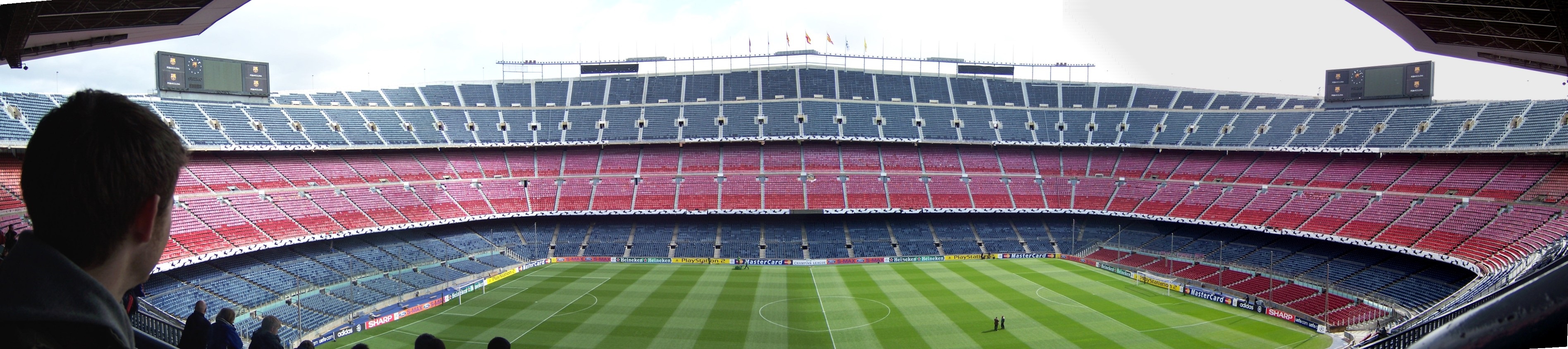 Camp Nou dagen før - Barcelona 2006