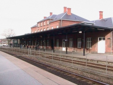 Banegården i Hobro