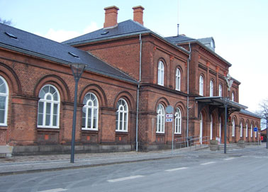 Banegården i Hobro
